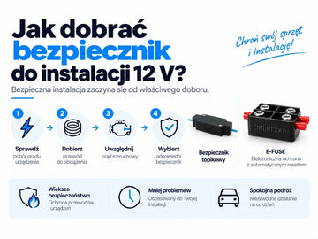 Jak dobrać bezpiecznik do instalacji 12V?